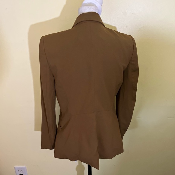 H&M Classic Brown Women's Blazer Size 6 - Picture 3 of 5